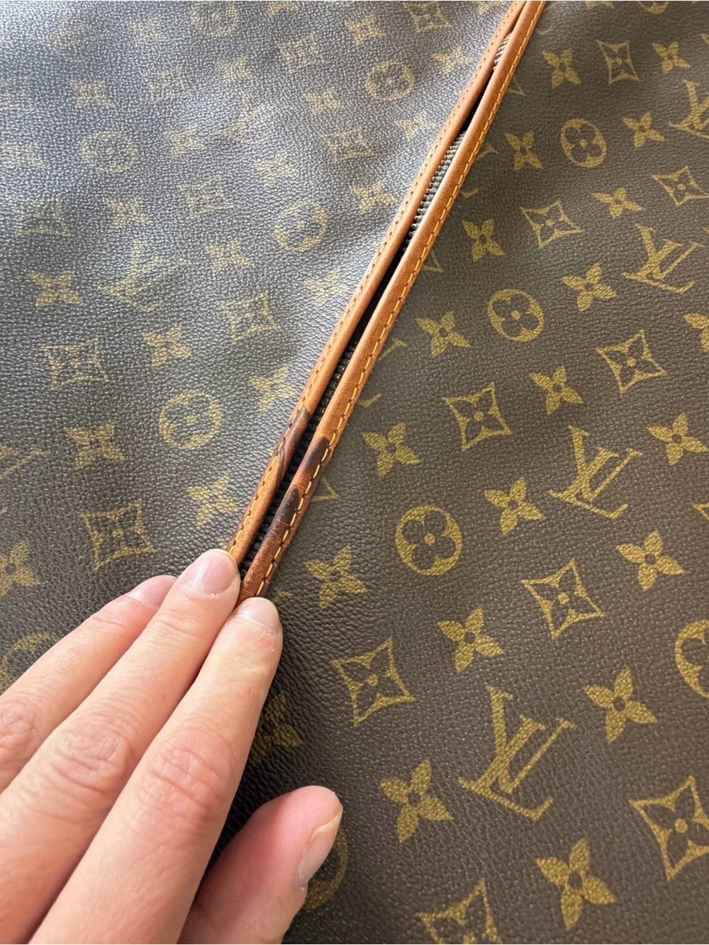 Louis Vuitton VINTAGE Garment Bag Big Monogram / Garment Carrier AUTHENTIC